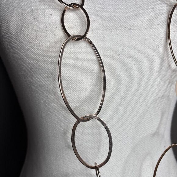 Set Of Two GOLDTONE Statement Necklaces - Picture 7 of 11